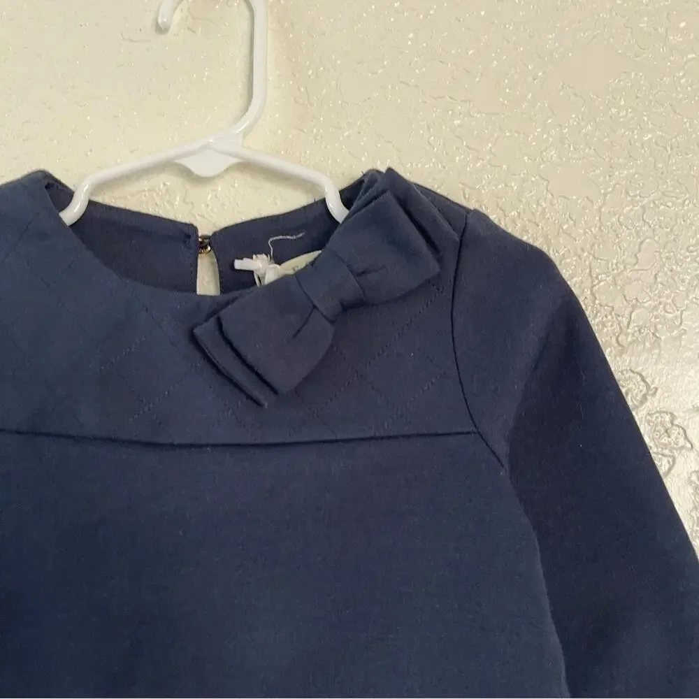 Hope & Henry Toddler Girls Quilted Ponte Riding Dress Size 2T NWT